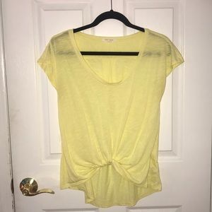 Anthropologie Pure Good Twist front t-shirt